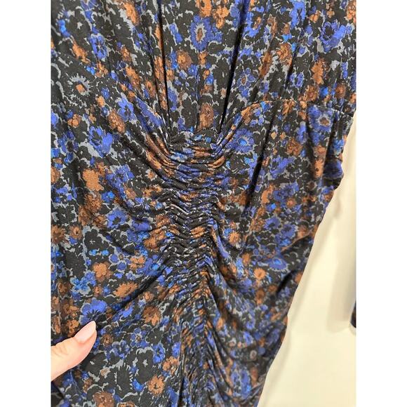 NWT Veronica Beard Gretna Dress Sapphire Multi Print Size L - Picture 9 of 12